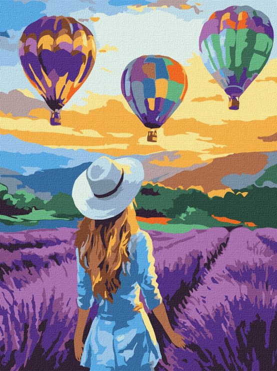 Картина за номерами «Лавандові пригоди» 30х40 см, ТМ Ідейка