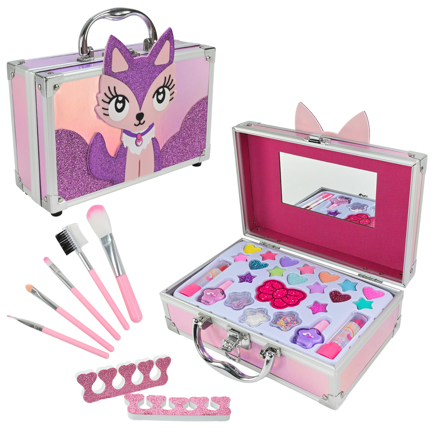Дитяча косметика: тіні, лак, аксесуари, у валізі 25х10х16 см