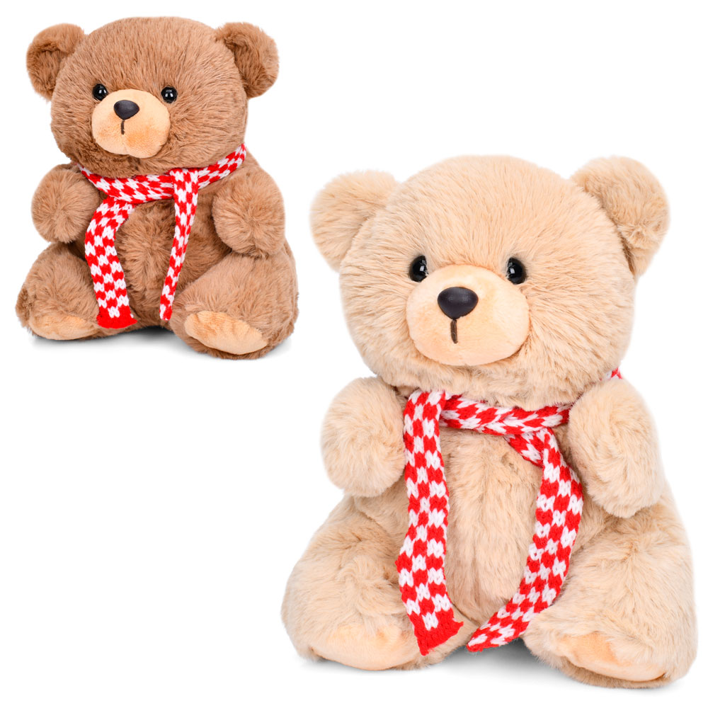 М'яка іграшка «Ведмедик» 20 см, в асортименті, у пакеті