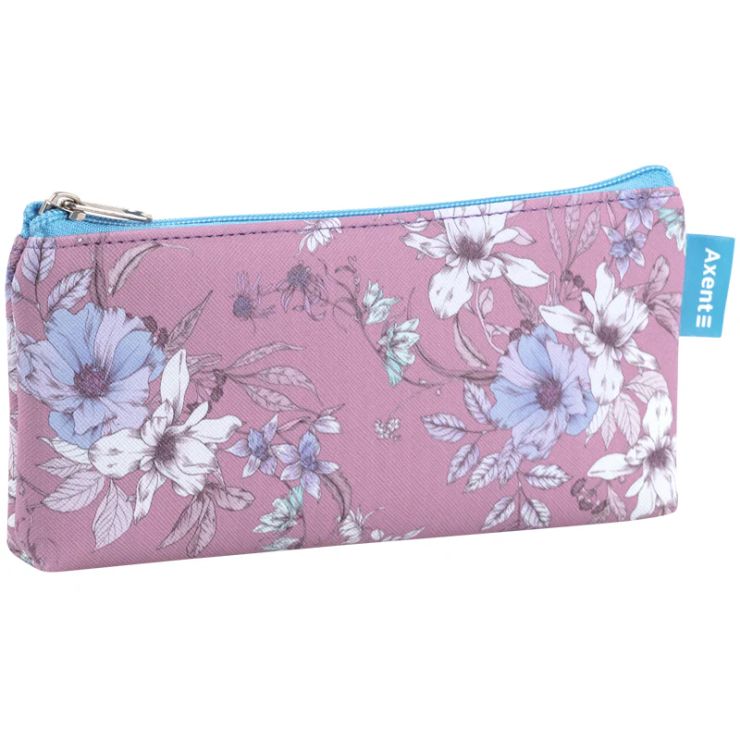 Пенал «Blue Elegance» 21х8х1,5 см, ТМ Axent