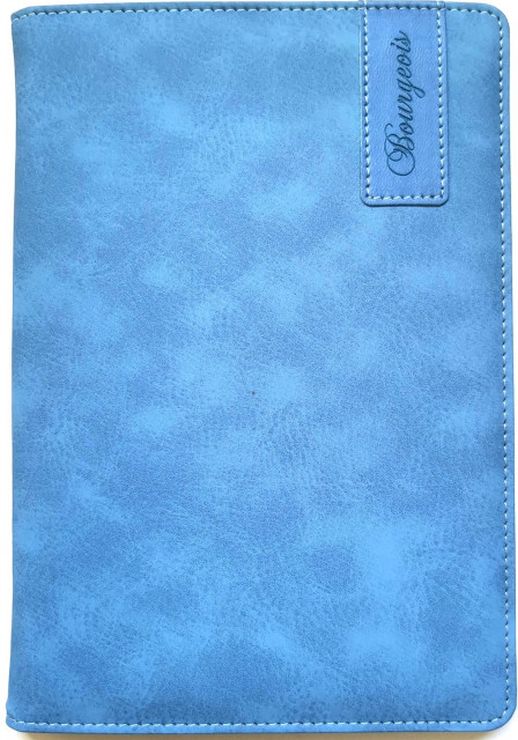 Блокнот А5 на 80 аркушів у клітинку з обкладинкою зі шкірзаму, ТМ Мандарин