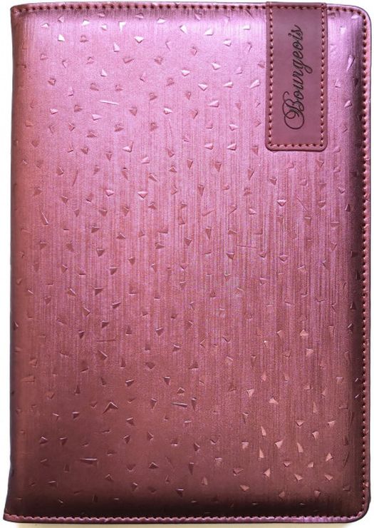 Блокнот А5 на 80 аркушів у клітинку з обкладинкою зі шкірзаму, ТМ Мандарин