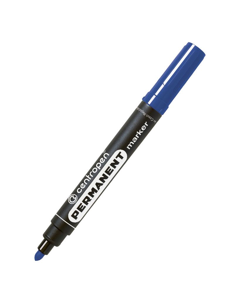 Маркер перманентний круглий 2,5 мм, синій, ТМ Centropen