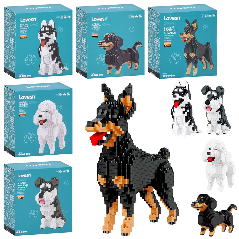 Конструктор «Собака» від 753 деталей,в асортименті, у коробці 13,5х15х8 см