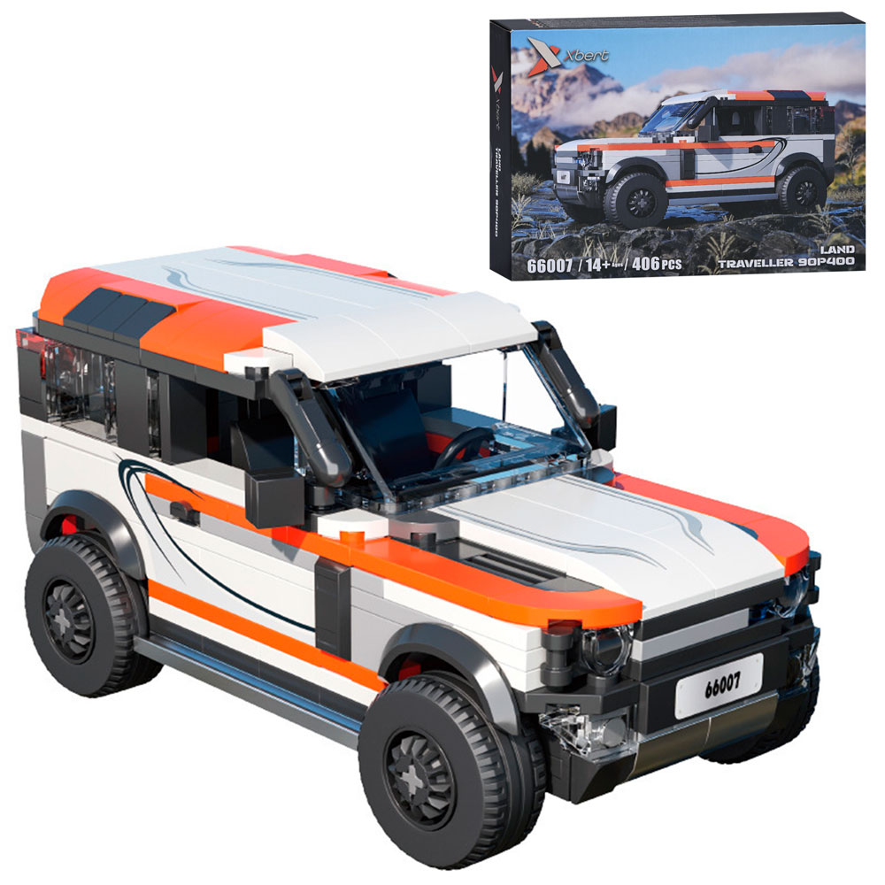 Конструктор «Авто серія. Джип» 15,8 см на 406 деталей, у коробці 28х20х5 см