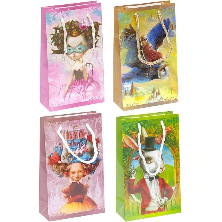 Пакет паперовий 11х18х5 см, в асортименті, ТМ Мандарин