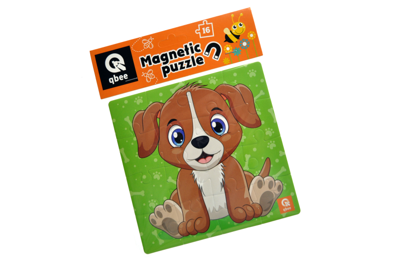Пазли «Цуценя» магнітні на 16 елементів, у пакеті 23х23 см