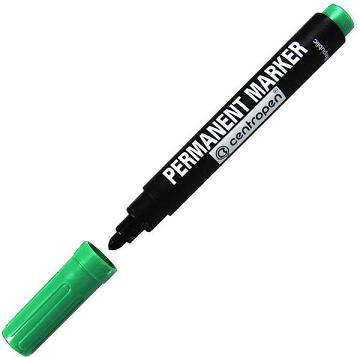 Маркер перманентний круглий 2,5 мм, зелений, ТМ Centropen