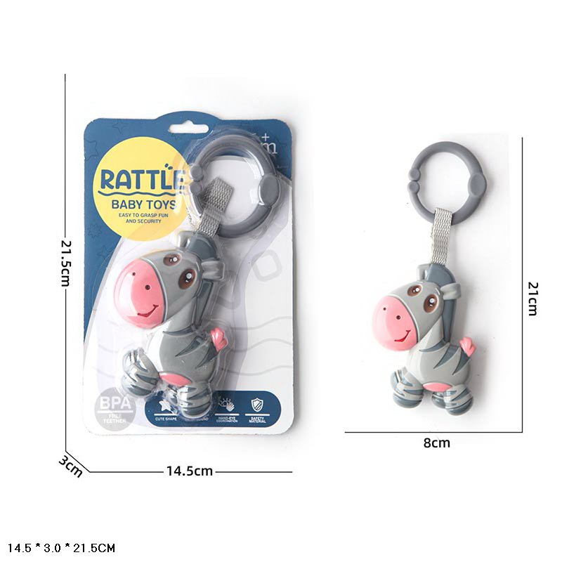 Брязкальце-підвіска «Зебра», на планшетці 14,5х3х21,5 см