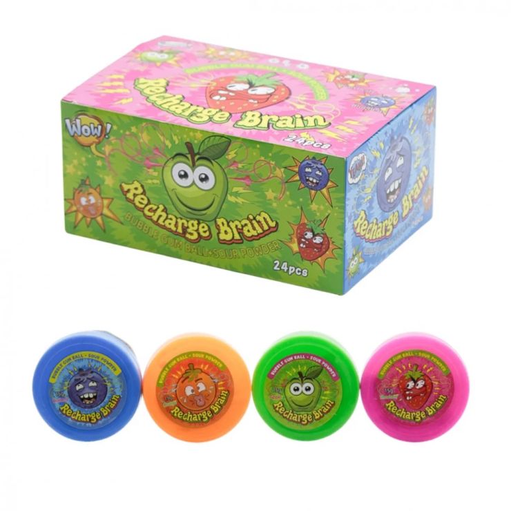 Жуйка «Recharge Brain» 15 г зі стріляючим цукром, в асортименті