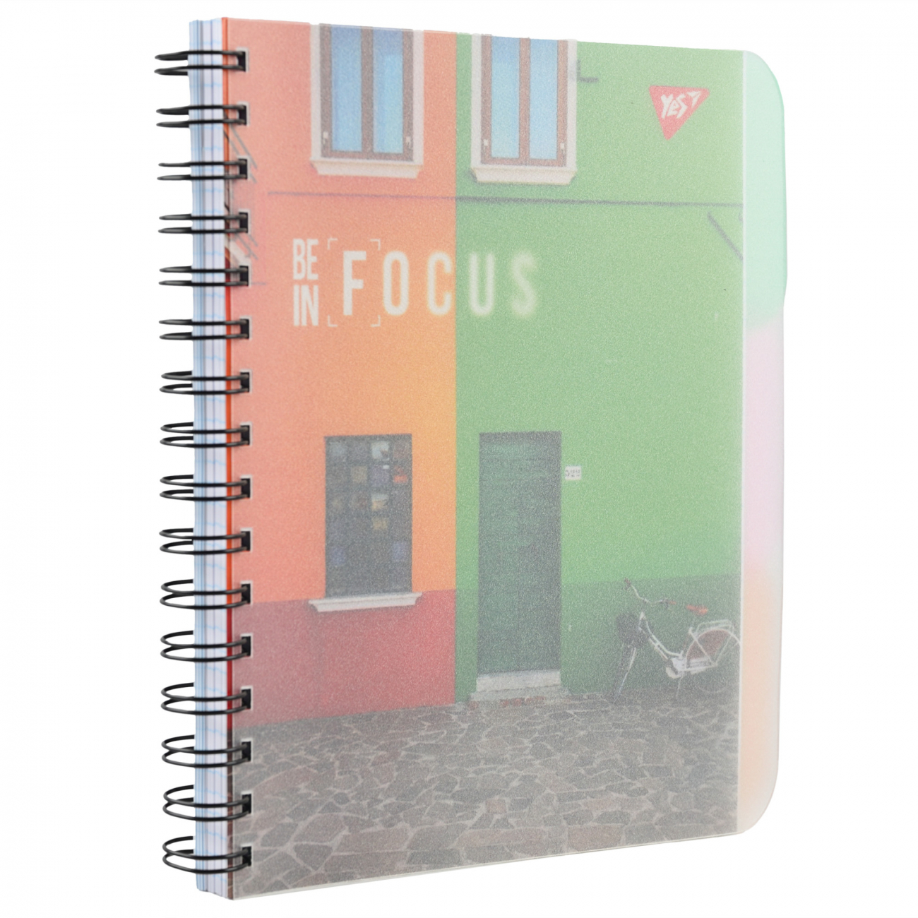 Зошит з роздільниками «Be in focus» А5 на 144 аркуші у клітинку з пластиковою обкладинкою на спіралі збоку, ТМ Yes