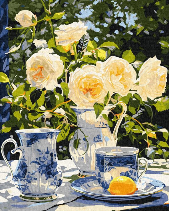 Картина за номерами «Елегантне чаювання» 40х50 см, ТМ Ідейка