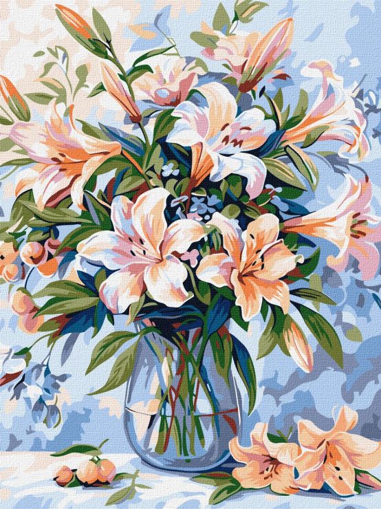 Картина за номерами «Квіткова поема» 30х40 см, ТМ Ідейка