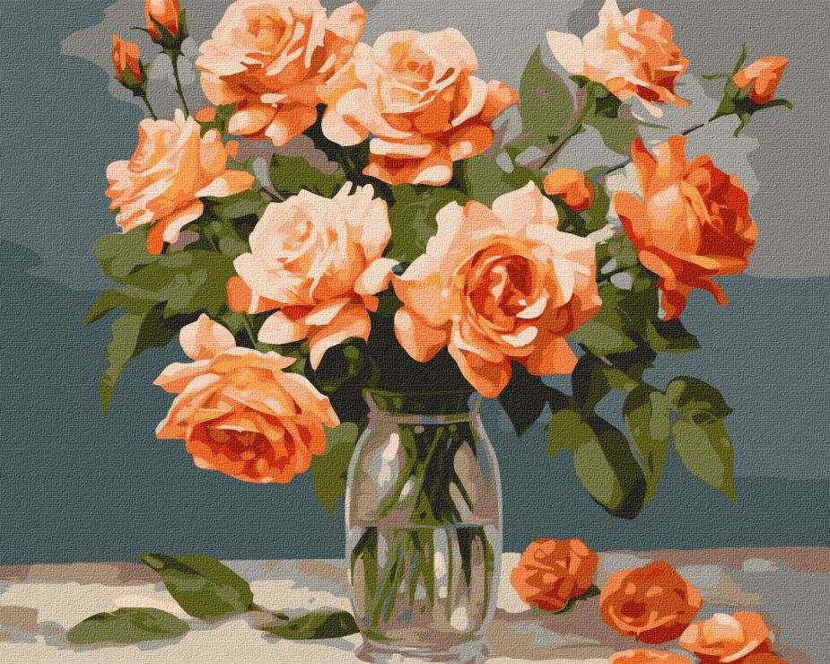 Картина за номерами «Витончений букет» 40х50 см, ТМ Ідейка