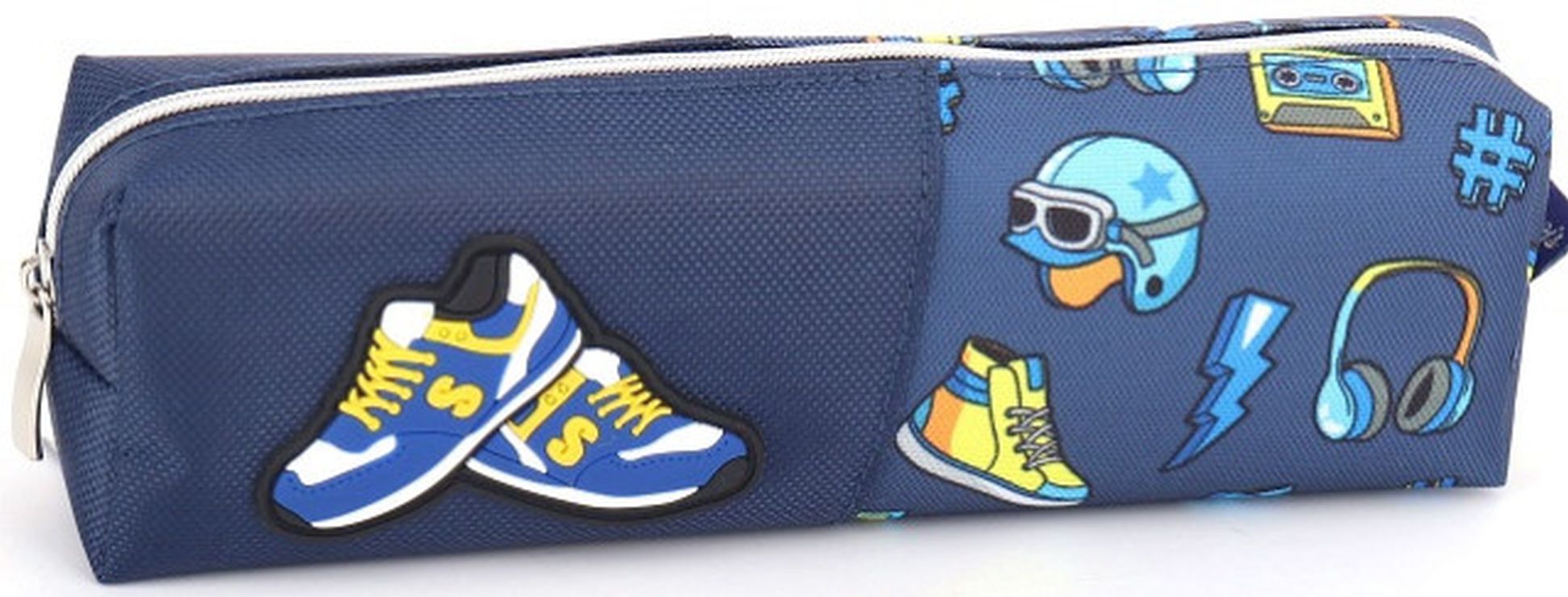 Пенал 21х4,5х6 см синій, ТМ Мандарин