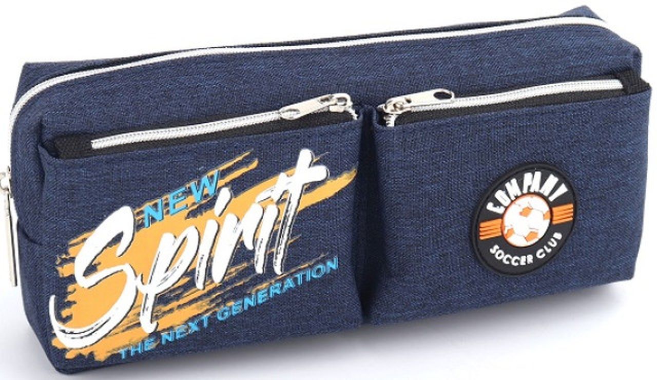 Пенал 20х8,5х6 см чорний, ТМ Мандарин