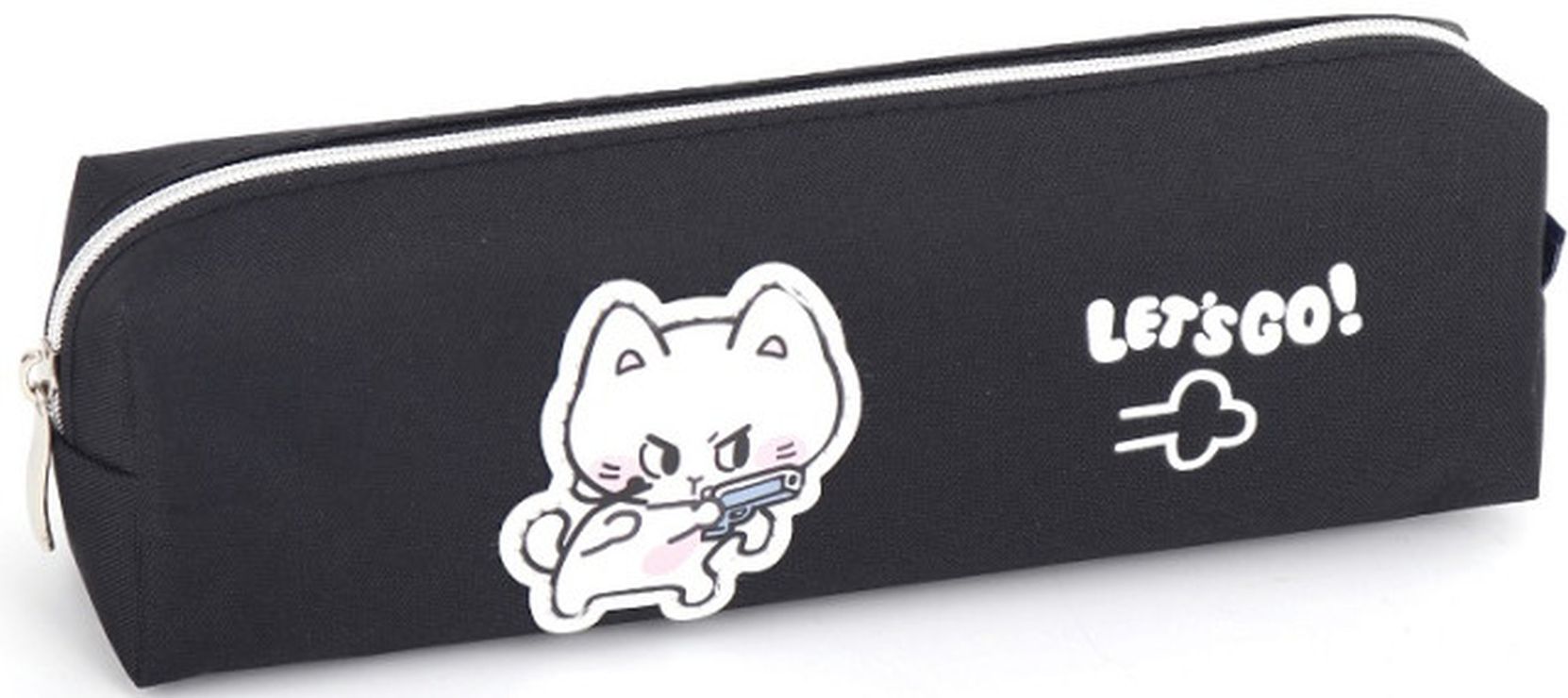 Пенал 21х4,5х6 см чорний, ТМ Мандарин