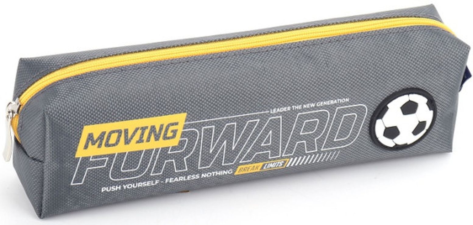 Пенал 21х4,5х6 см сірий, ТМ Мандарин