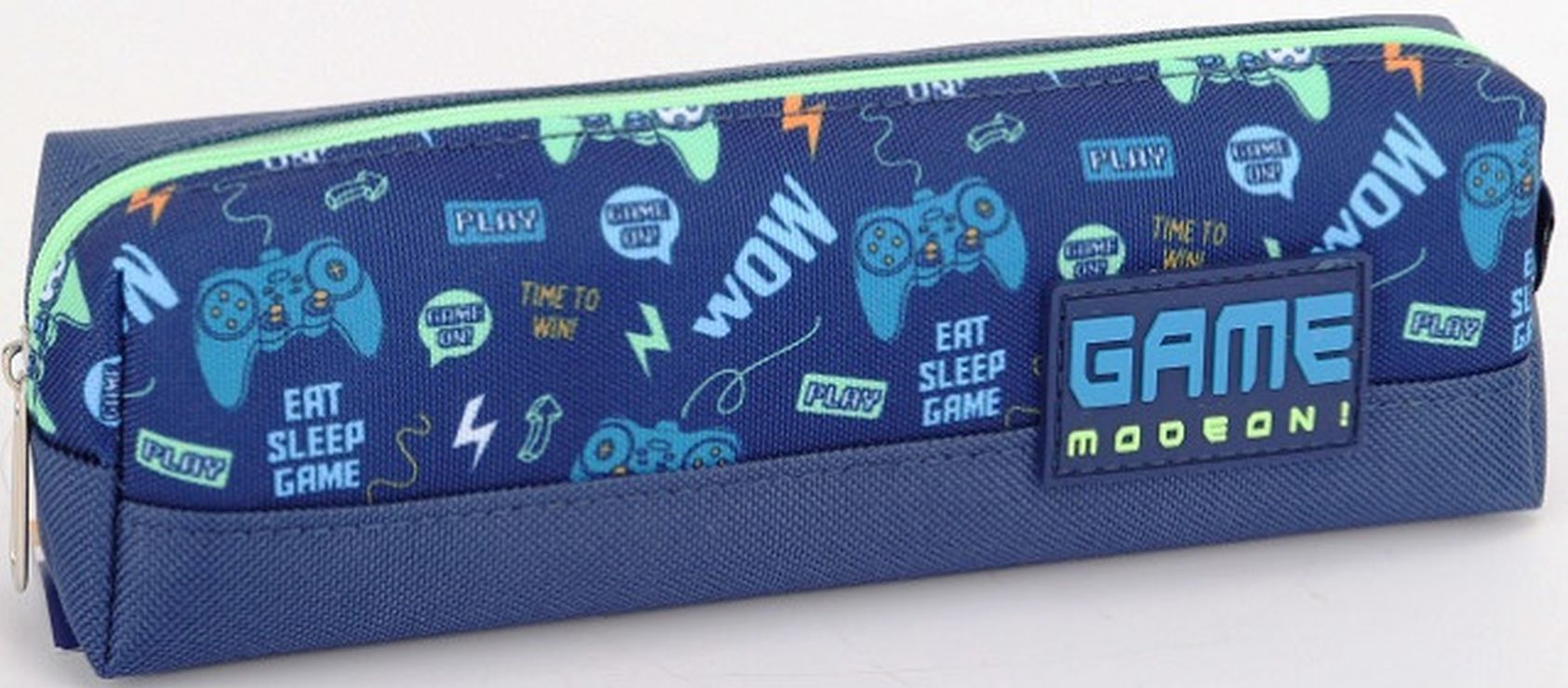 Пенал 21х4,5х6 см синій, ТМ Мандарин