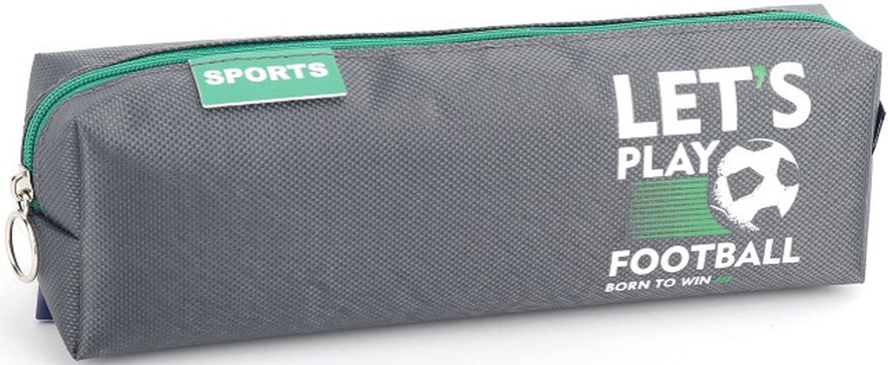 Пенал 21х4,5х6 см сірий, ТМ Мандарин