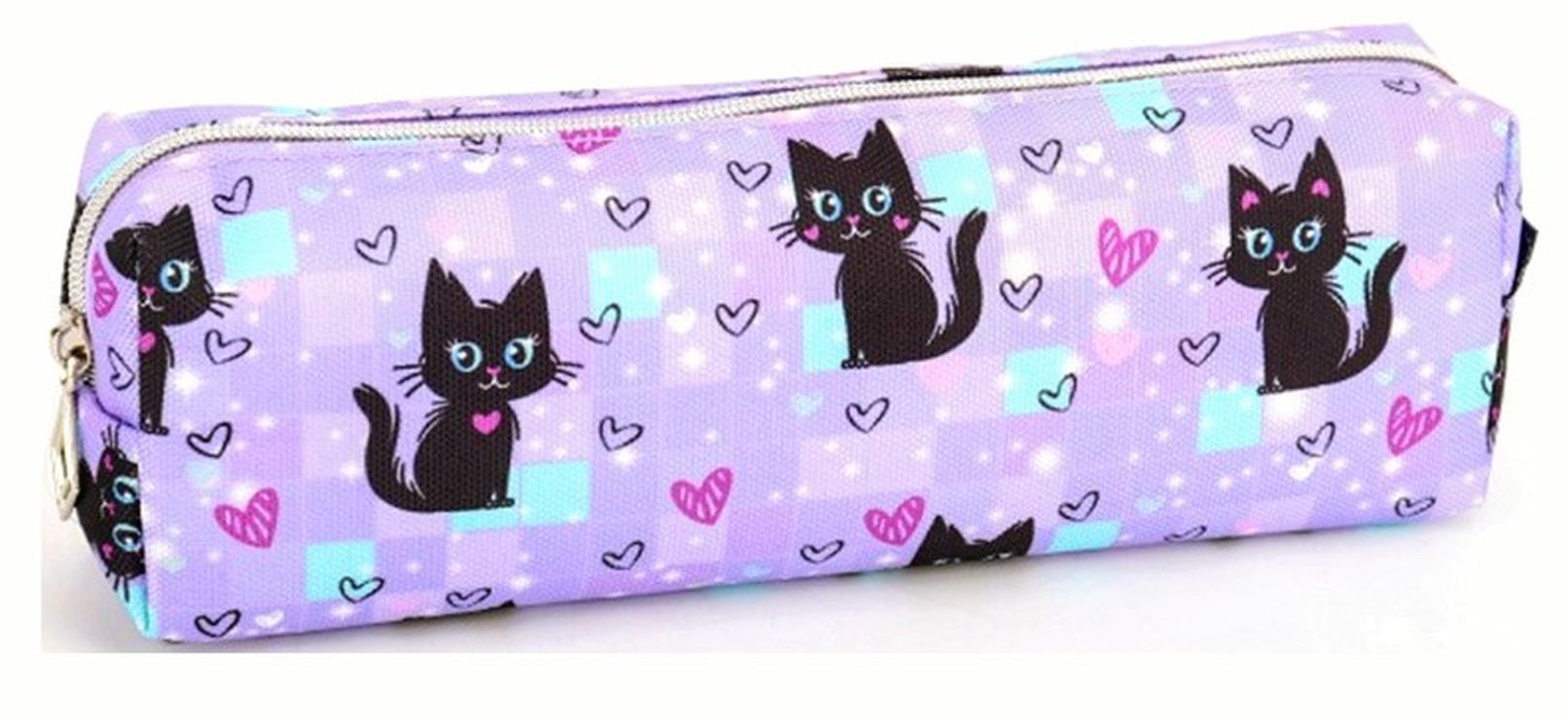 Пенал 21х4,5х6 см фіолетовий, ТМ Мандарин