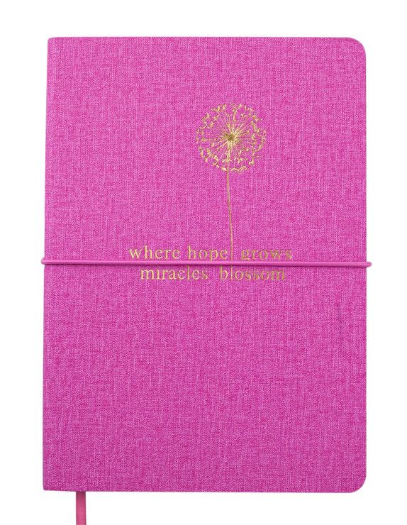 Блокнот «NICE» А5 на 96 аркушів у клітинку з обкладинкою зі шкірзаму, малиновий, ТМ Buromax