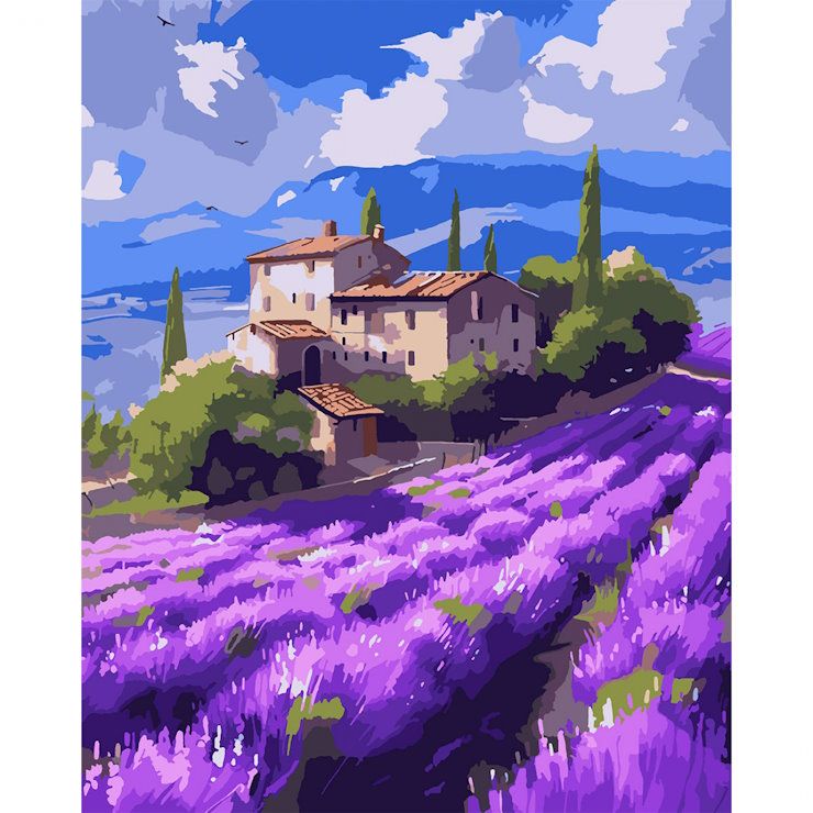 Картина за номерами «Прованс» 40х50 см, ТМ SANTI