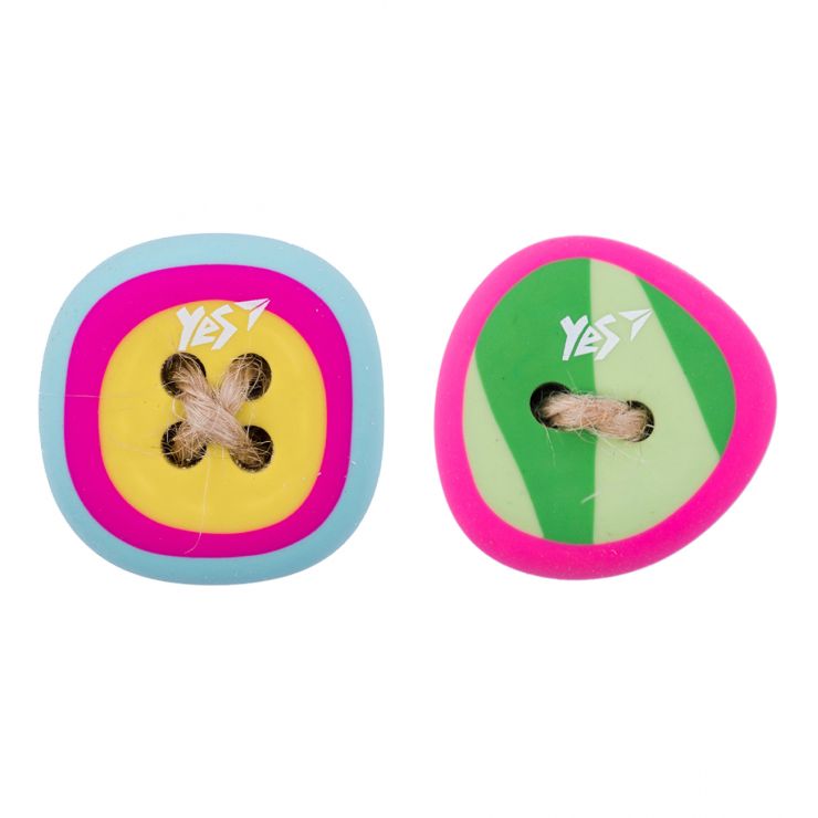 Гумка «Button» фігурна, в асортименті, ТМ YES