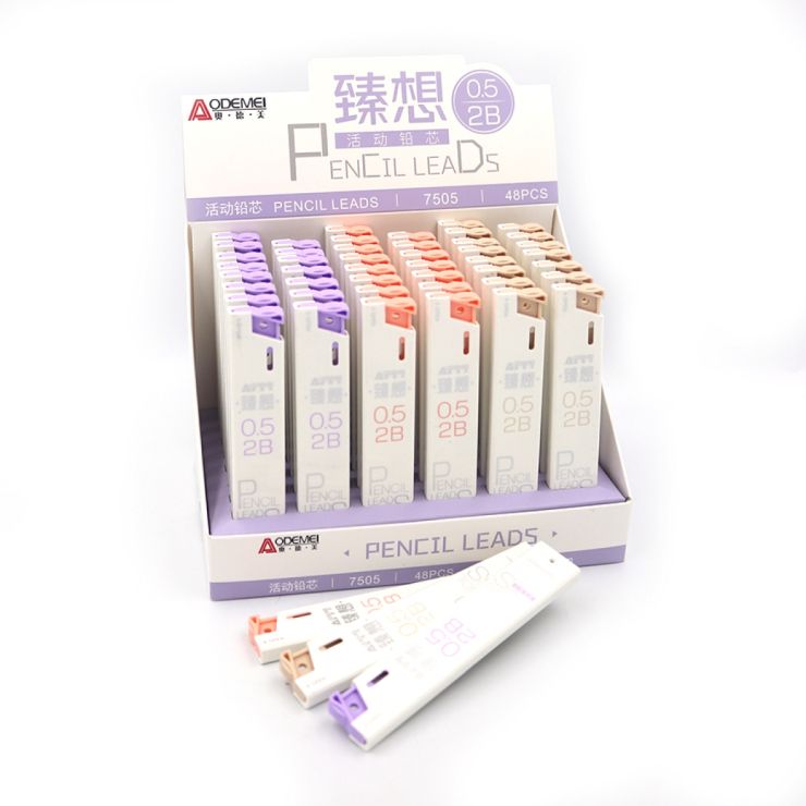 Грифель для механічного олівця «Aodemei» 0,5мм, по 20 шт в тубусі, ТМ J.Otten