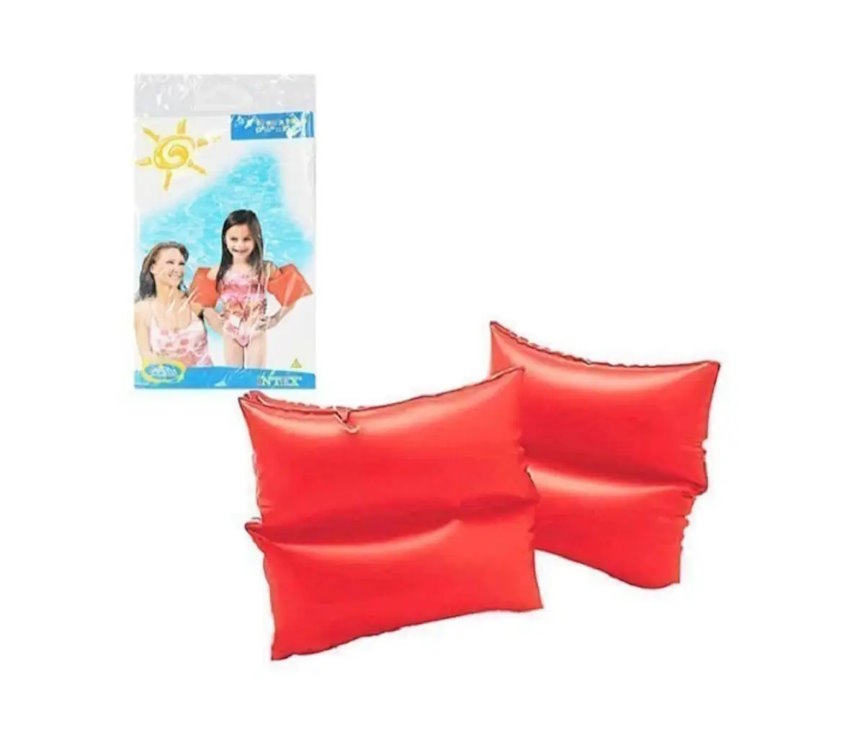 Нарукавники надувні 19х19 см помаранчеві вінілові, на 3-6 років, ТМ Іntex