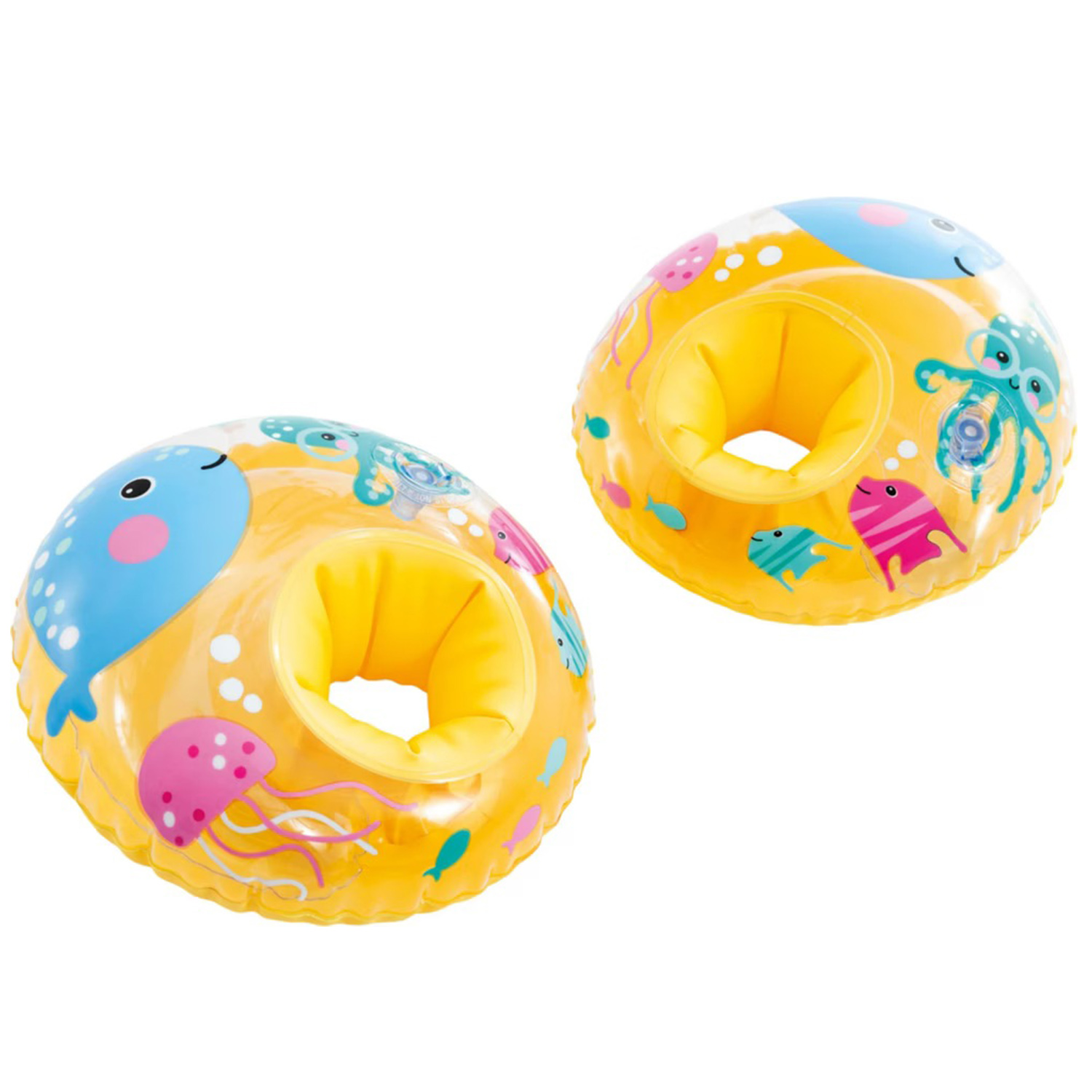 Нарукавники надувні «Морські друзі» 27х25 см на 3 роки з максимальним навантаженням до 30 кг, у коробці, ТМ Intex