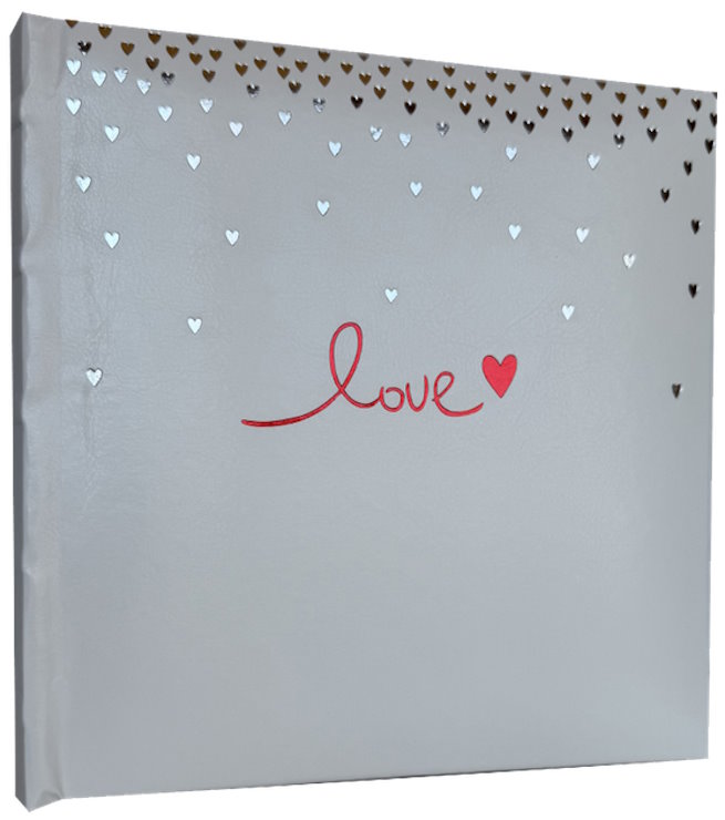 Фотоальбом «White Love» на 300 фото 10х15см з паперовими аркушами, обкладинка з ламінованого картону, 22х22 см