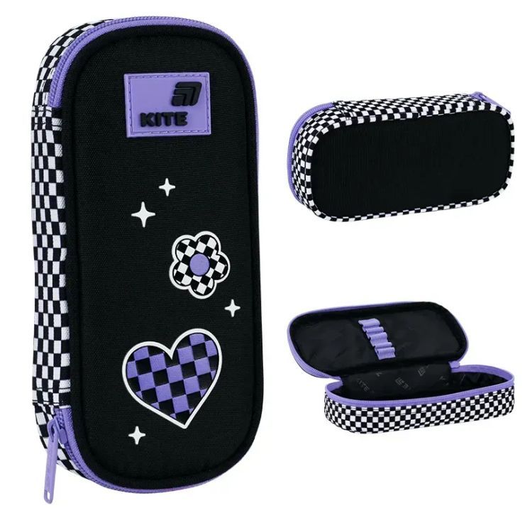 Пенал «Flower Power» 21х8,5х4,5 см, 662-5, ТМ Kite