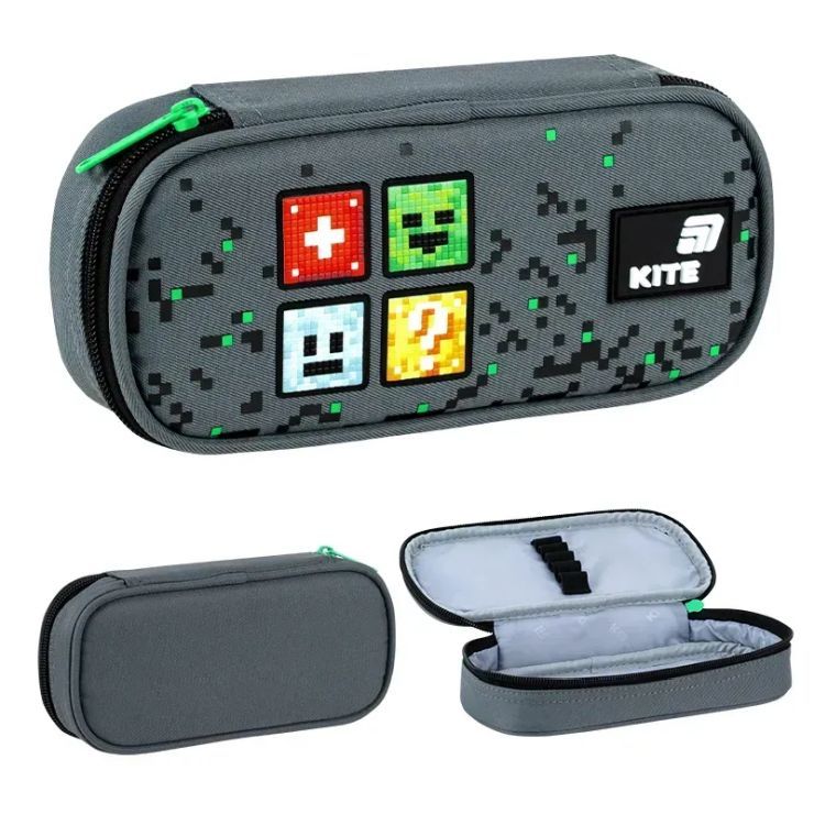 Пенал «Pixel» 21х8,5х4,5 см, 662-22, ТМ Kite