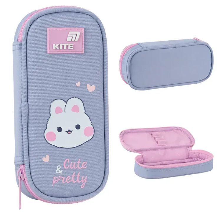 Пенал «Pretty Nice» 21х8,5х4,5 см, 662-18, ТМ Kite