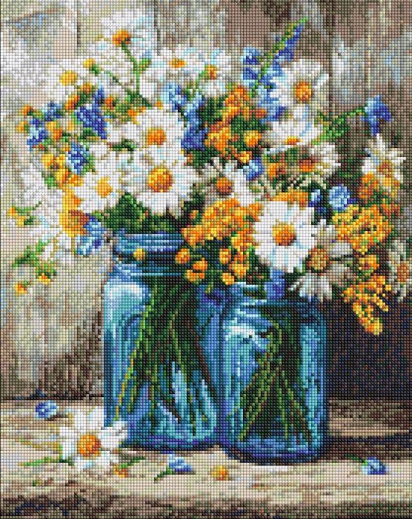 Набір з алмазною мозаїкою «Сонячний момент» 40х50 см, ТМ Ідейка