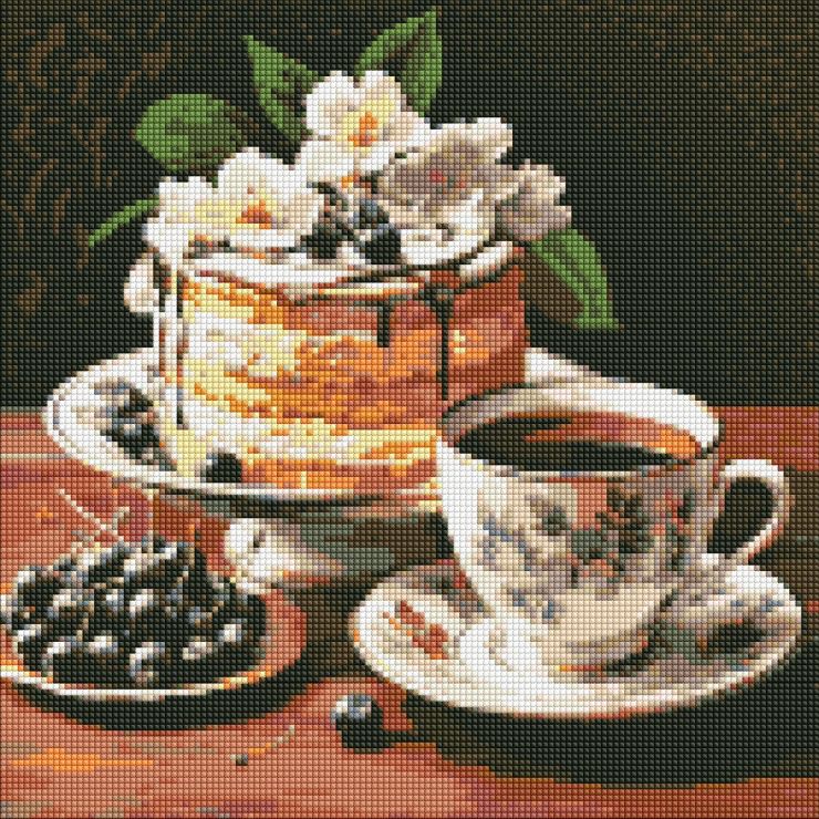 Набір з алмазною мозаїкою «Фруктова солодкість» 40х40 см, ТМ Ідейка