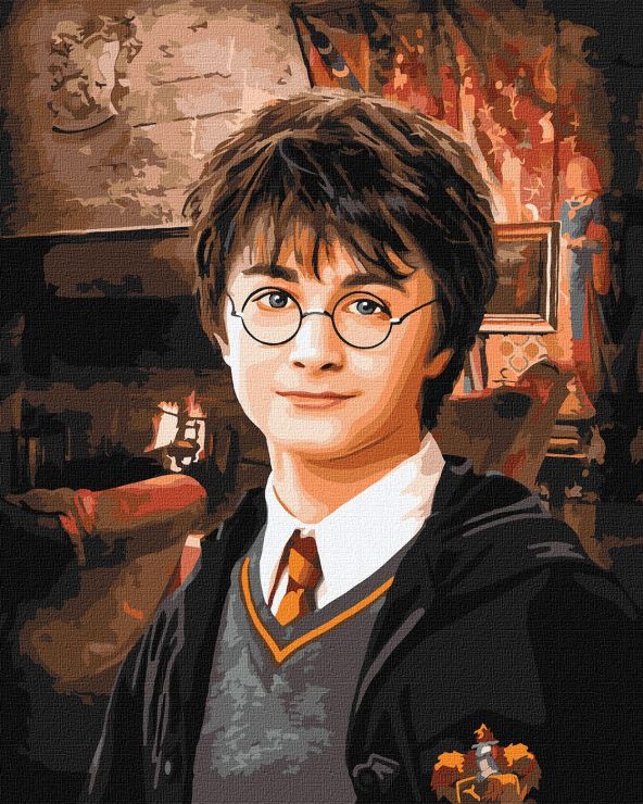 Картина за номерами «WB Гаррі Поттер: Вітальня Грифіндору» 40х50 см, ТМ Ідейка