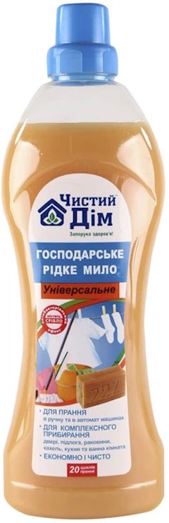 Господарське рідке мило 1 л, Чистий Дім