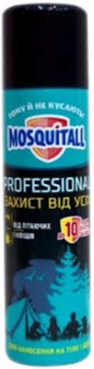 Аерозоль від комарів та кліщів «Професійний захист» 100 мл, MOSQUITALL