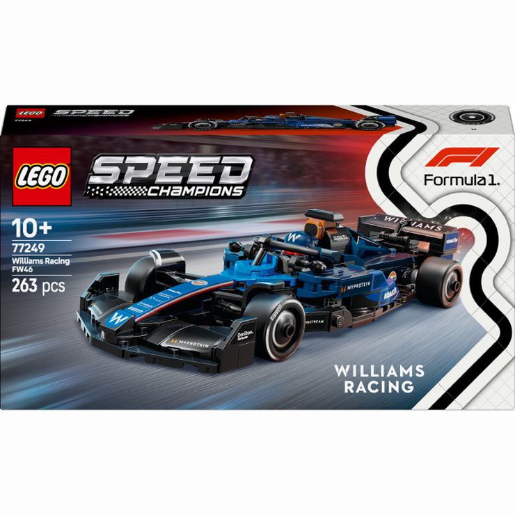Конструктор «Автомобіль для гонок F1® Williams Racing FW46» на 263 деталі, у коробці 26х5х14 см, ТМ Lego