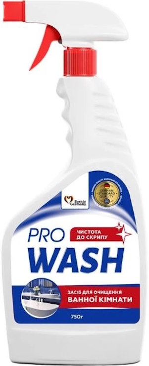 Засіб для миття ванної кімнати та сантехніки 750 г, PRO WASH