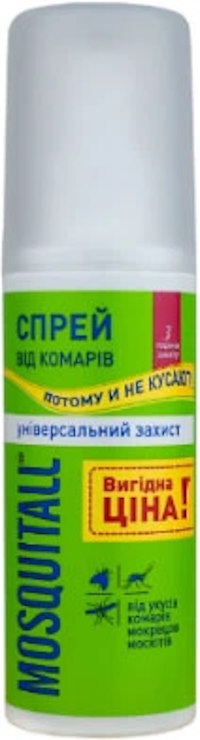 Спрей-лосьон від комарів для дорослих 100 мл, MOSQUITALL