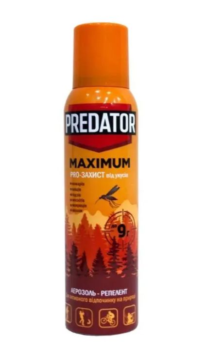 Аєрозоль-репелент «Predator Max» 150 мл