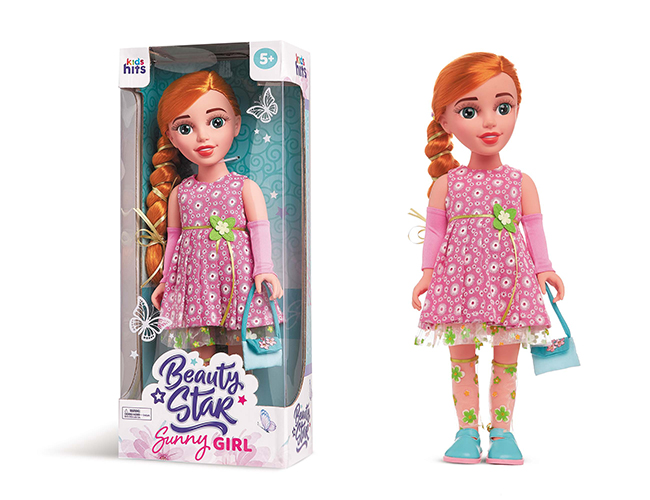 Лялька арт. KH35/002 (8 шт) Beauty Star Flowery Spring, Sunny Girl, лялька 46 см короб. 21*52*12 см