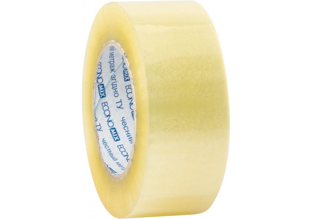 Стрічка-скотч клейка пакувальна прозора 48 мм х 200 м, ТМ Economix