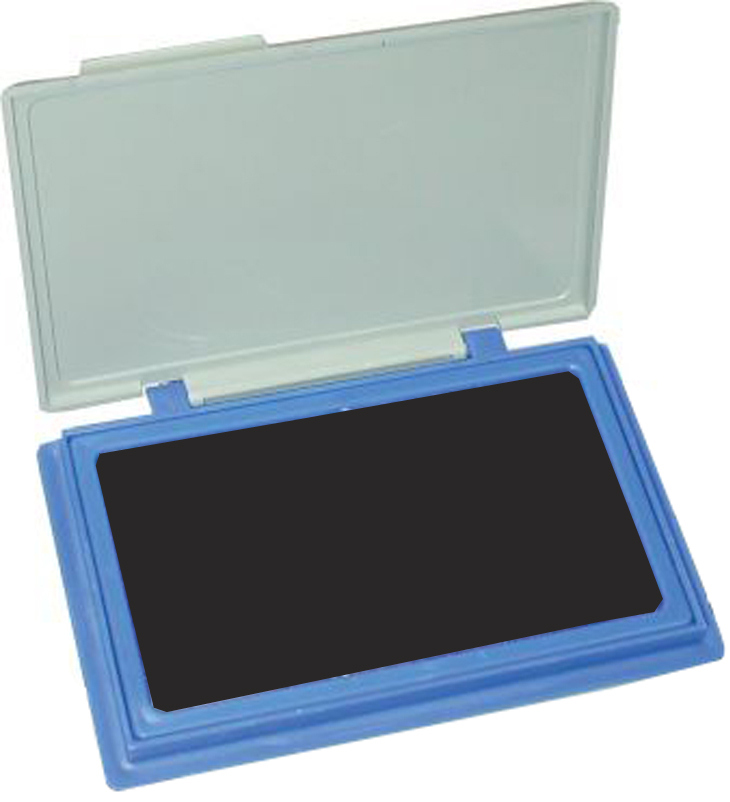 Штемпельна подушка синя 70х110 мм, ТМ Economix