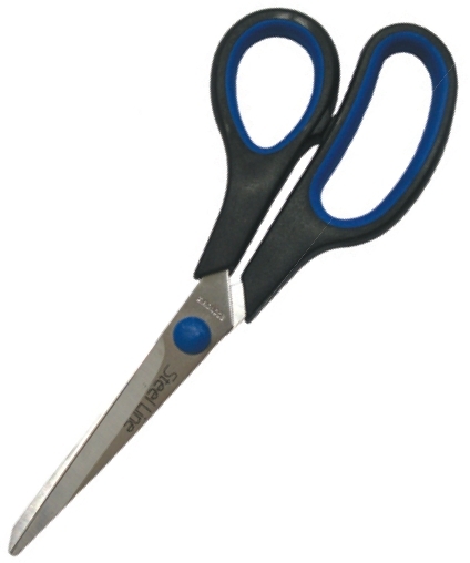 Ножиці офісні 22 см, ручки з гумовими вставками, ТМ Economix