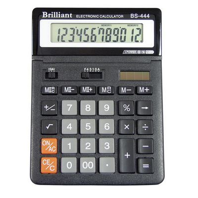 Калькулятор «Brilliant» 15х20 см, BS-444В