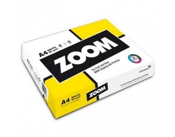 Папір «Zoom» А4 80 г/м2 клас С, 500 аркушів